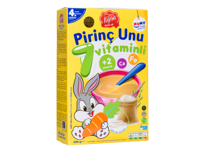 Pirinç unu 7 vitaminli 1/12*200 qr - 4760095000847