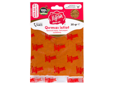 İstiot qırmızı üyüdülmüş 1/15*30 qr-4760095006542    